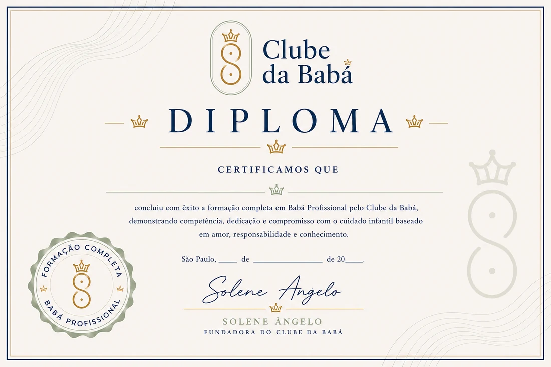 Certificado Oficial do Clube da Babá